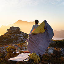 Спальник з натуральним пухом Naturehike CW700 CNK2450WS048, p-р L, жовто-сірий, фото 5