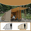 Намет одномісний із тентом Naturehike CNK2450WS026, коричневий, фото 6