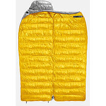 Спальник з натуральним пухом Naturehike CW700 CNK2450WS048, p-р L, жовто-сірий, фото 4