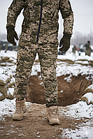 Чоловічі штані демісезонні тактичні утеплені з мікро-флісом для військових та полювання якісні