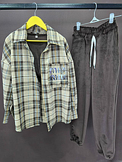 Костюм брючний для дівчинки трійка Фріда | на ріст 122-164р., фото 3