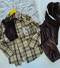 Костюм брючний для дівчинки трійка Фріда | на ріст 122-164р., фото 4