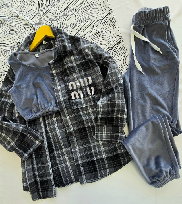 Костюм брючний для дівчинки трійка Фріда | на ріст 122-164р.