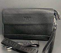 Чоловіча шкіряна барсетка від фірми POLO (гуртом/роздріб)