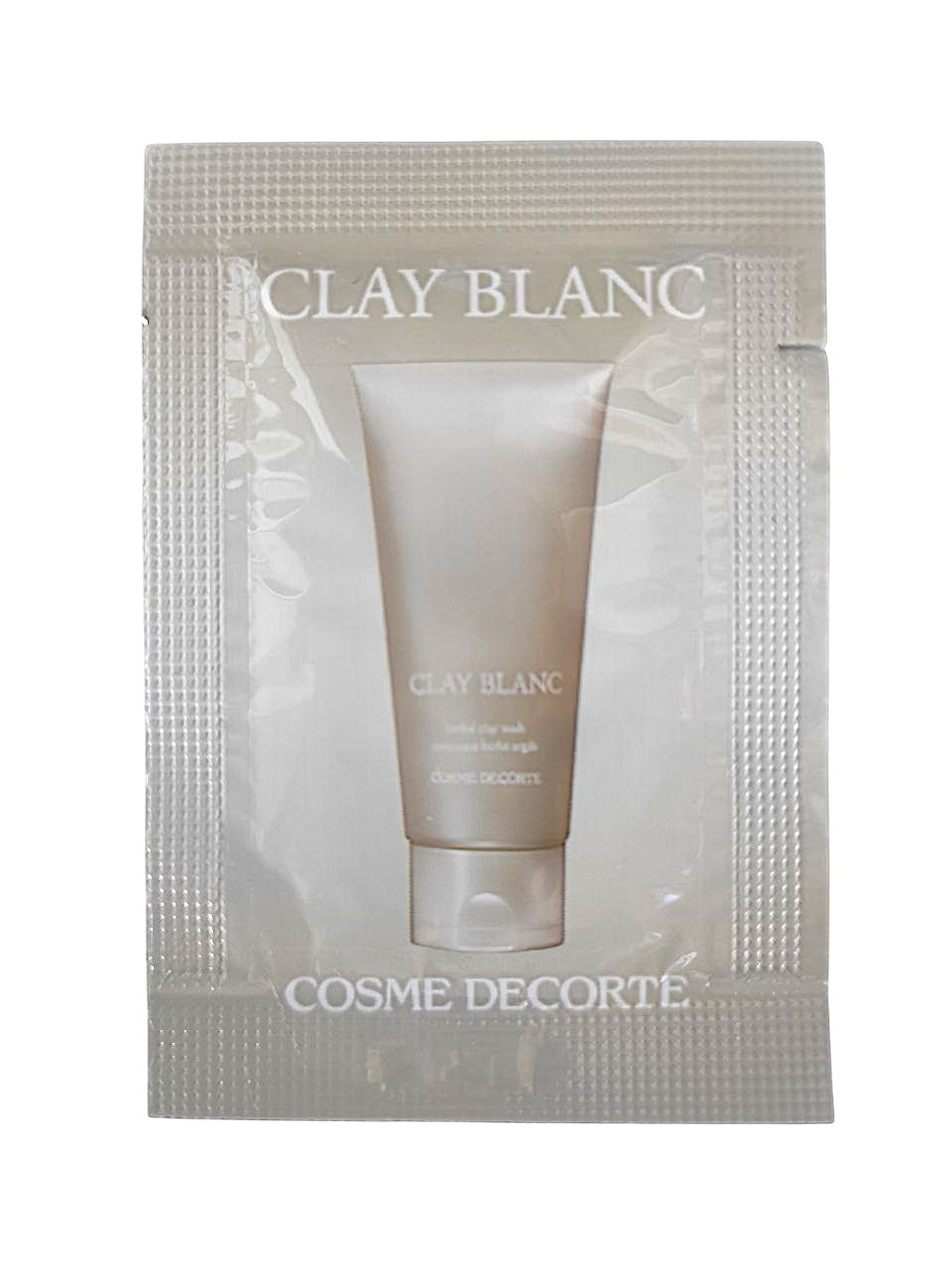 Kose Cosme Decorte Clay Blanc Refining Clay Wash засіб для вмивання з білою глиною та рослинними екстрактами, пробник 1,5 г, фото 1