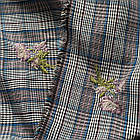 Костюмна з вишивкою, лавандові квіти, фото 3