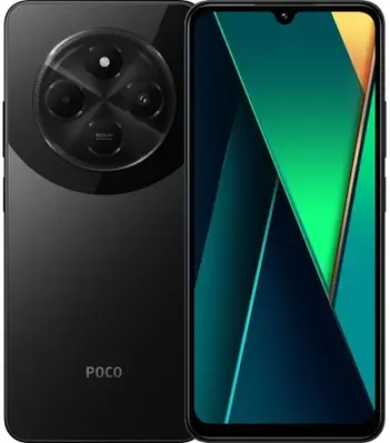 Xiaomi Poco C75 8/256 GB Black EU, IPS 6.88", 5160 мА·год, Камера 50 Мп Фронтальна 16 МП, NFC, microSD, Пластик