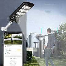 Сонячний ліхтар SSL з 4G камерою 4MP, 300W, IP66, датчик руху, запис на SD, дистанційне керування, для дому, бізнесу, вулиці, фото 3