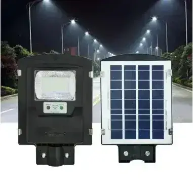 Автономний сонячний вуличний ліхтар SSL 1VPP, 45W, IP65, датчик руху, дистанційне керування, для дому, паркування, фото 2