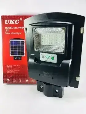 Автономний сонячний вуличний ліхтар SSL 1VPP, 45W, IP65, датчик руху, дистанційне керування, для дому, паркування, фото 3