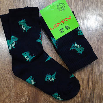 Дитячі шкарпетки з високою резинкою,бавовна"LOMANI" Art: 913 / 12 пар