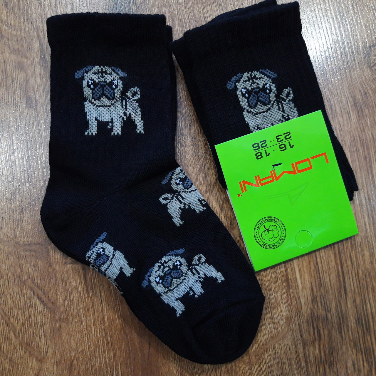 Дитячі шкарпетки з високою резинкою,бавовна "LOMANI" Art: 911 / 12 пар, фото 1