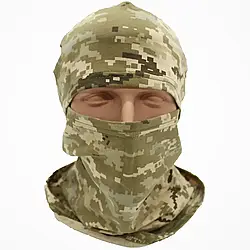 Балаклава трикотажна, Піксель / Тактичний підшоломник / Маска балаклава / Літня балаклава під шолом