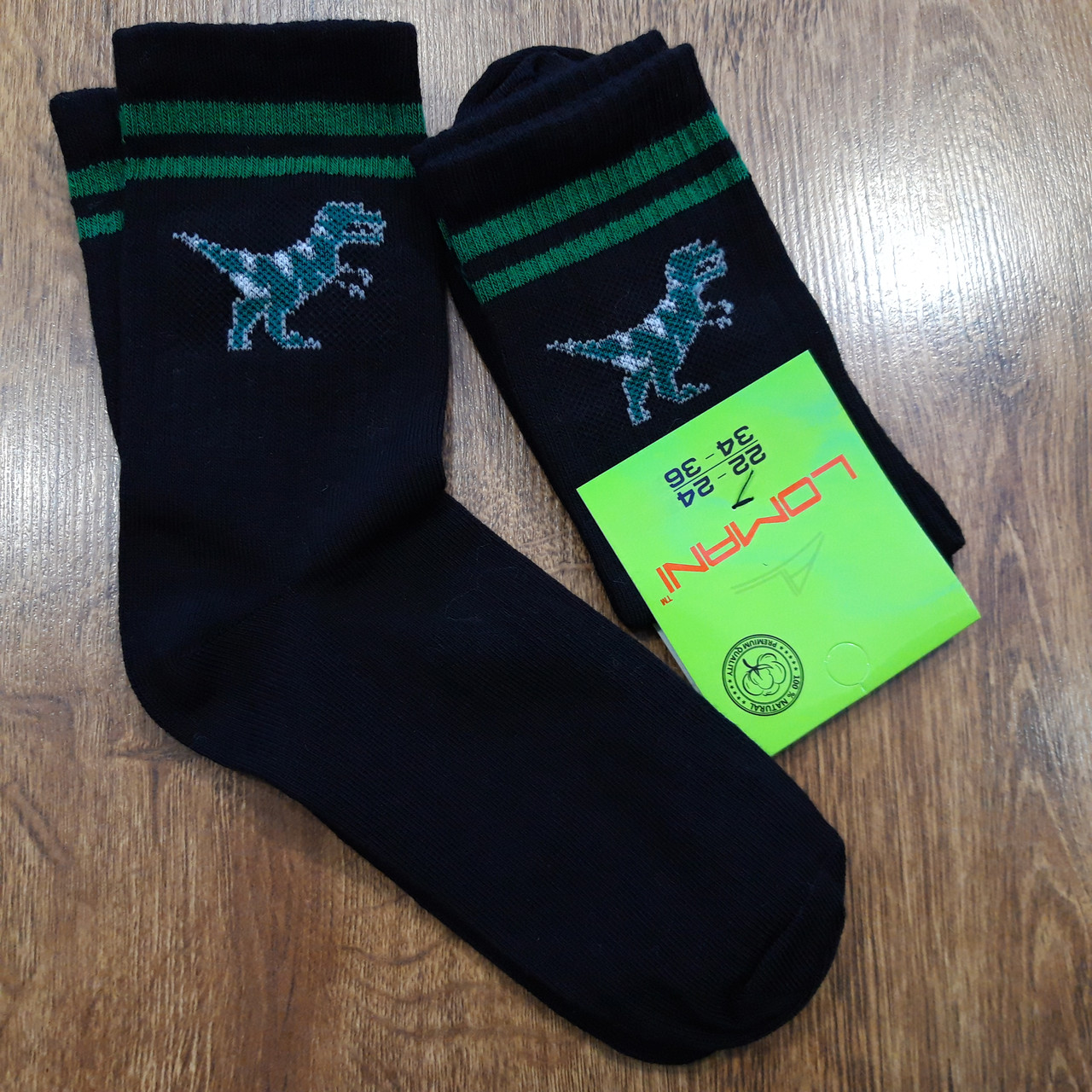 Дитячі шкарпетки з високою резинкою,бавовна"LOMANI" Art: 910 / 12 пар 22-24(34-36), фото 1