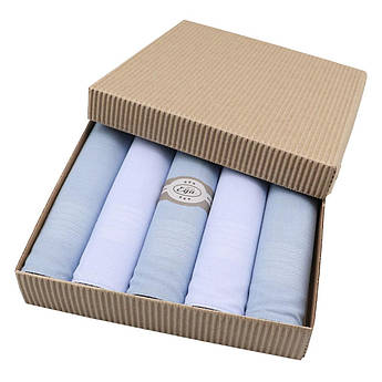 Однотонні світлі чоловічі хустки EGA СН-332/5 5 шт.