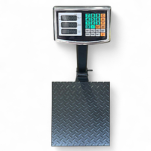Ваги електронні торгові 150кг 30х40см metal 1шт 6186