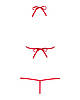 Боди эротический - Obsessive Luiza Body Red S/M, фото 3