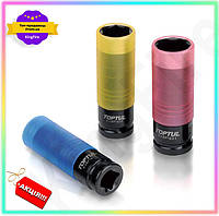 KI Набір головок для шиномонтажу GET ONE TOPTUL 1/2" 3ед. шестигранні головки для коліс 17 19 21 мм FIR41_R