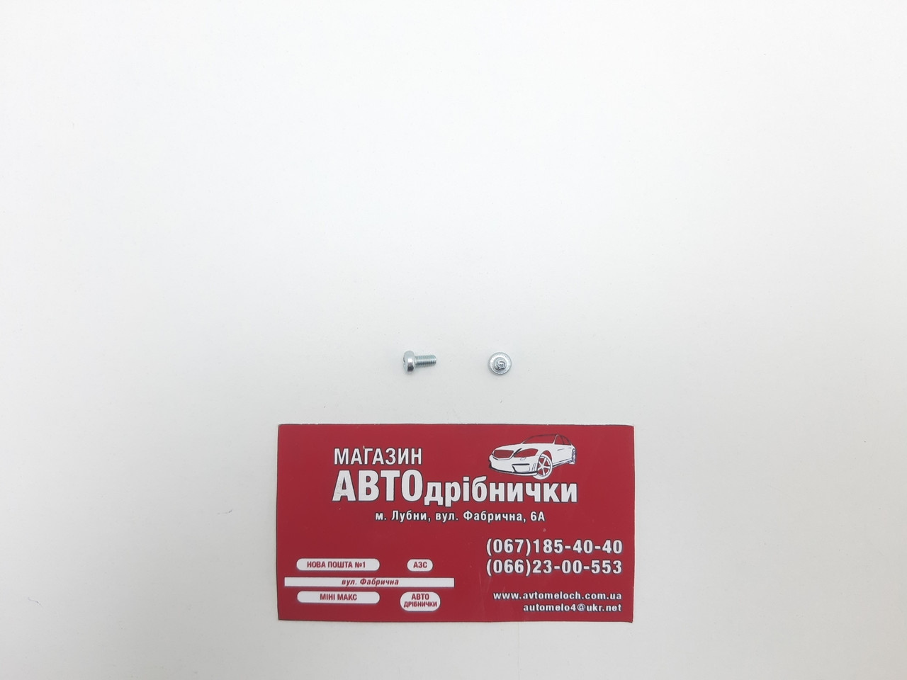 Гвинт оцинкований М3 L=6мм під шліц PH Metalvis