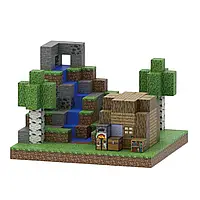 Магнітний конструктор Майнкрафт "Pixel Block Base" STEM-набір для креативу, 98 деталей + 8 персонажів