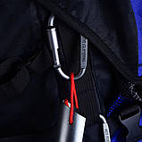 Карабін алюміній посріблений 45 мм. RGB. Паковання 5 шт., фото 3