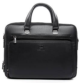 Сумка порфтель чоловіча ділова шкіряна BRETTON 3492-1A black
