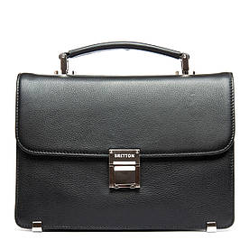 Сумка барсетка чоловіча шкіряна BRETTON 4006-8 black