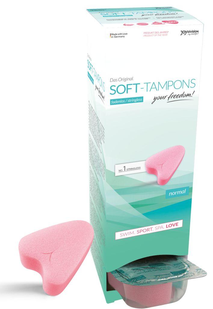 Безнікові м'які тампони JoyDivision Soft-Tampons Normal, 10 шт.