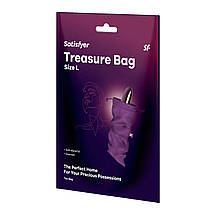 Мішечок для зберігання секс-іграшок Satisfyer Treasure Bag Violet, на шнурку, фото 4