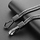 Металевий ланцюжок FIXCHAINE з карабінами універсальний для ключів і дрібниць, фото 2