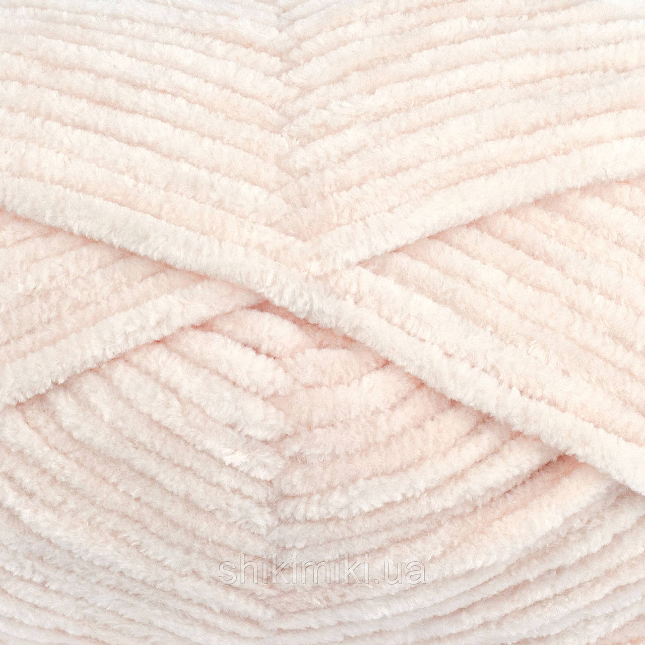 Пряжа велюрова Dolphin Baby, колір Маршмеллоу, фото 1