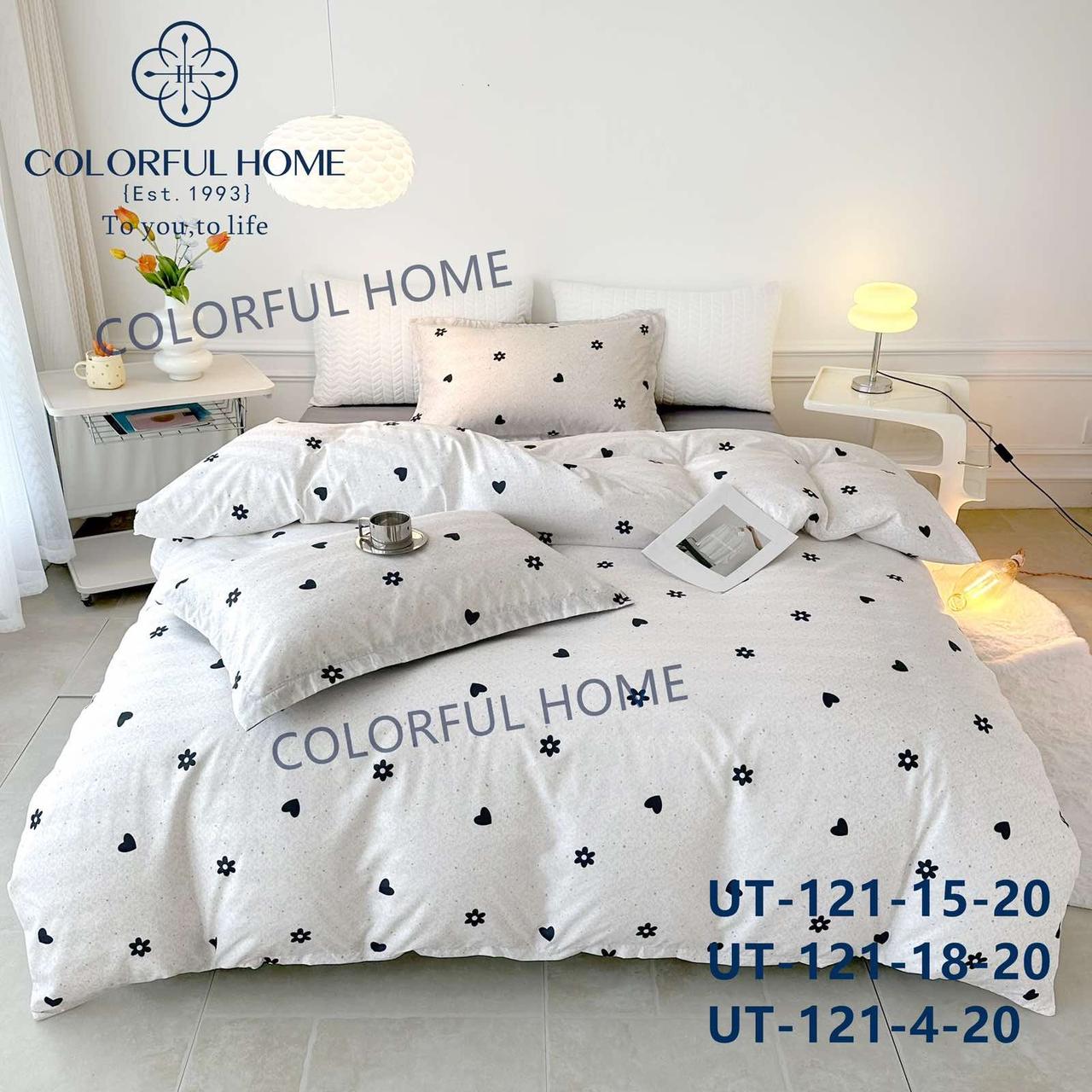 Постільна білизна сатинова Colorfull Home євро розмір 200 на 230 см Laura, фото 1