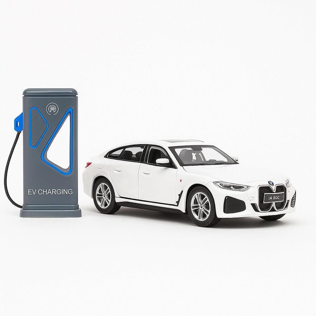 Електромобіль BMW i4 M50 Автопром 1:34 білий зі звуком і світлом 68714-1, фото 1