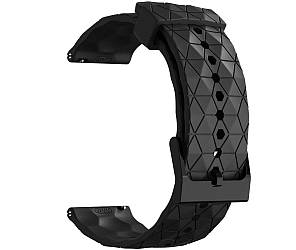 Ремінець Primolux Dimond силіконовий для годинника Amazfit Bip 5 / Bip 6 - Black