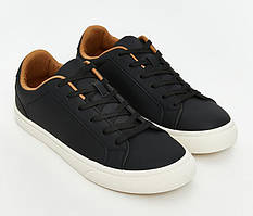 Чорні чоловічі кросівки LC Waikiki/ЛС Вайкікі на білій підошві. фірмова Туреччина