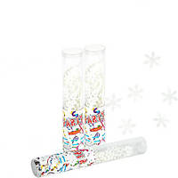 Від 2 шт. Хлопушка "Сніжинка" 30см 6106-38 купити дешево оптом в інтернет-магазині