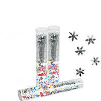 Від 2 шт. Хлопушка "Сніжинка" 30см 6106-39 купити дешево оптом в інтернет-магазині