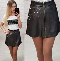 Юбка арт. 320 чорний, Женская красивая летняя юбка, Элегантная женская юбка, Удобная женская юбка повседневная