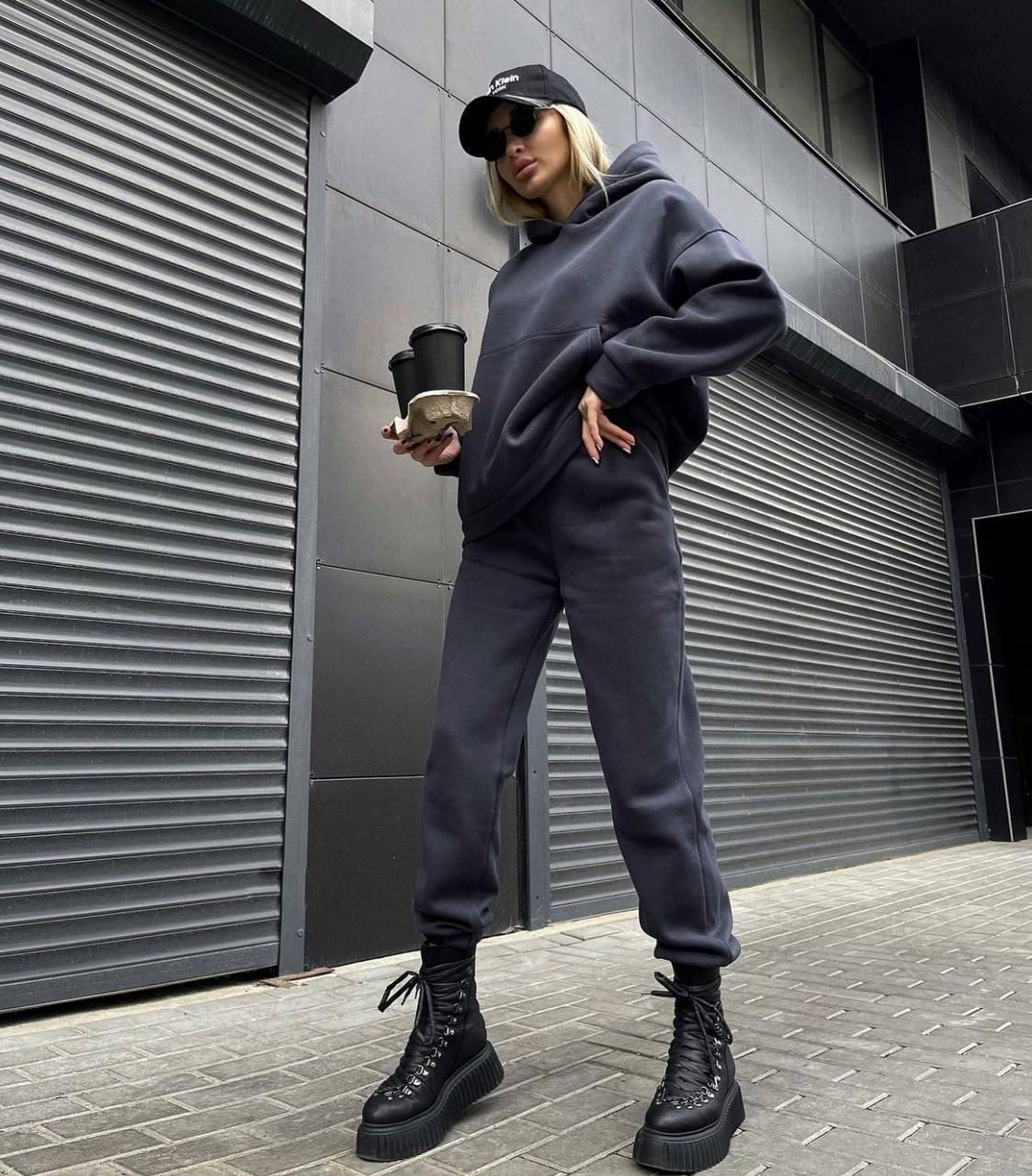 Костюм на флісі Норма + Батал "Трехнита".Розміри:42-46, 48-52, фото 1