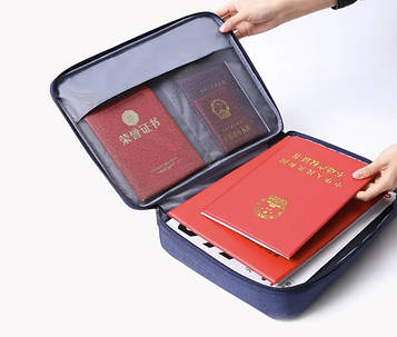 Органайзер для зберігання документів А4 / Дорожня папка для документів / Сумка для документів