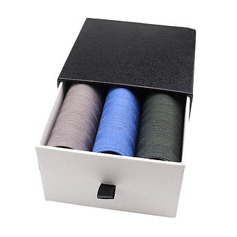 Подарунковий набір чоловічих носових хусток EGA СН-554/3 3 шт.