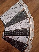 Нестиральні наклейки на клавіатуру вінілові 1 набір Укр/Англ