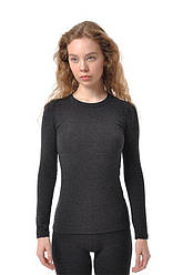 Термоджемпер жіночий Kifa з вовни і віскози чорні (розміри: L-4XL)