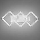 Світлодіодна люстра 75 Вт з підсвічуванням основи та пультом д/к колір каркасу білий D-A9271/2+1WH LED, фото 2