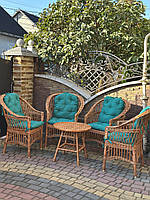 Набір плетених меблів з лози «Відпочинок» Арт:25078
