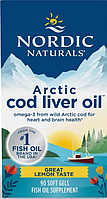 Олія печінки тріски з омега-3 та вітамінами A та D Nordic Naturals Arctic Cod Liver Oil 90