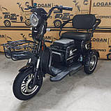 Електричний трицикл Corso Logan S 1200W-72вт-23А/ч шини 10"-10" купить в интернет магазине, фото 7