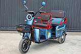 Електричний трицикл з кузовом SOK X3 МАХ 2000W-72V-28Ah шини 10" купити в інтернет-магазині, фото 3