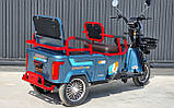 Електричний трицикл з кузовом SOK X3 МАХ 2000W-72V-28Ah шини 10" купити в інтернет-магазині, фото 5