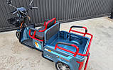 Електричний трицикл з кузовом SOK X3 МАХ 2000W-72V-28Ah шини 10" купити в інтернет-магазині, фото 9